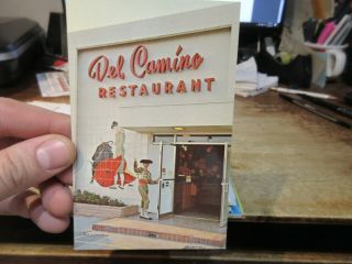 Vintage Old Postcard Texas El Paso Del Camino Motor Hotel Restaurant Maitre 