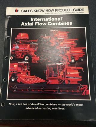 International Ih Axial Flow Combine Product Guide Literature Brochure 1440 1460