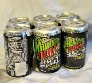 Mountain Dew Pitch Black Ii (cans Only)