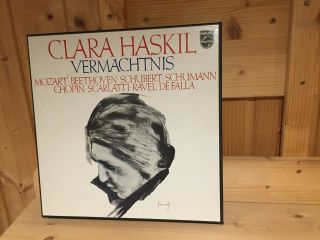 The Art Of Clara Haskil Vermachtnis Orig Philips 9 Lp Box 6747055 Nm Like