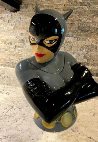 Warner Bros.  - Batman: The Animated Series - " Catwoman " - Ceramic Cookie Jar