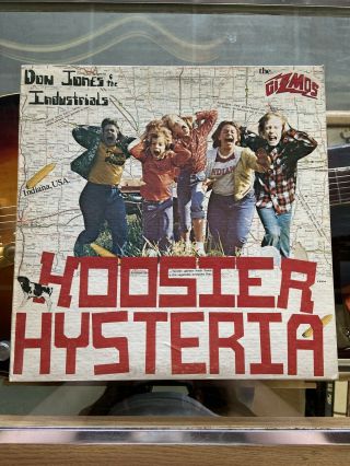 Don Jones & The Industrials / The Gizmos - Hoosier Hysteria Vinyl Record (vg, )