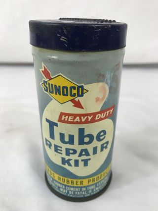 Vintage Tire Tube Repair Patch Kit Sunoco,  Sun Oil Company