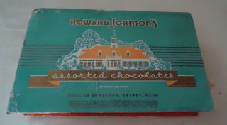 Vintage Howard Johnson’s Chocolate Candy Box,  Very Hard To Find