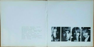 The Beatles White Album Numbered 1968 2LP w/ POSTER 4 PICS SWBO101 Plays EX 3
