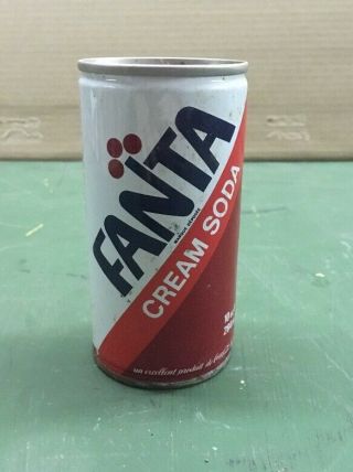 Rare Fanta Cream Soda Empty 10 Oz Can Toronto Coca Cola