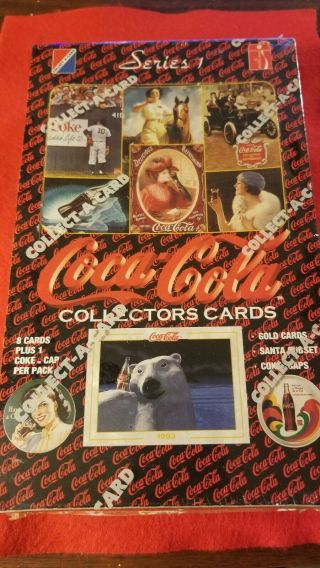 Coca - Cola Collectors Cards Box 1993 Trading Cards New/sealed Series 1