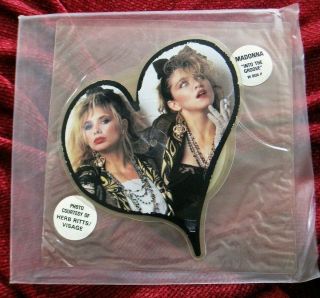 Madonna Into The Groove Desperately Seeking Susan Heart Picture Disc Promo Hype