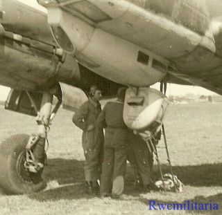 Best Luftwaffe Aircrew Readying To Board Their Ju - 88 Bomber For Mission (2)