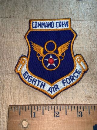 WWII/Post/1950s? US AIR FORCE PATCH - Command Crew Eighth Air Force - USAF 2