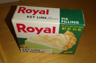 Nos Vintage Royal Key Lime Pie Filling - Box