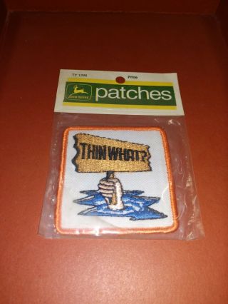 Vintage 1972 John Deere Snowmobile Patch In Package Thin What?