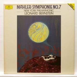 Leonard Bernstein - Mahler Symphony No.  7 Dgg Digital Orig 2xlps Box
