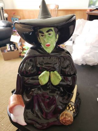 Wizard Of Oz Cookie Jar Wicked Witch Of The West Warner Bros Studio 17239