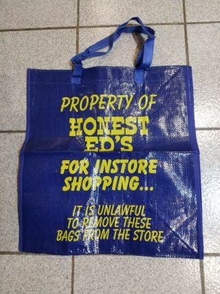 Authentic Honest Ed’s Vintage Shopping Bag Toronto Price Ovo Drake