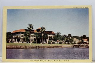 Florida Fl Smyrna Beach Hotel Postcard Old Vintage Card View Standard Post