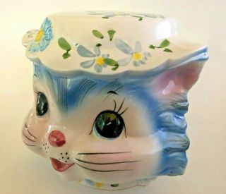Lefton Miss Priss 4916 Kitty Piggy Bank,  6 " Tall,  In