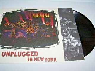 Nirvana - Mtv Unplugged In York Vinyl Lp Us - 1994 Dgc - 24727 Geffen Records