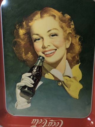 Vintage 1940s Coca Cola Have a Coke Tray 2