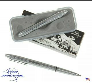 Fisher Space Pen 400cl / Classic Chrome Bullet Pen With Pocket Clip