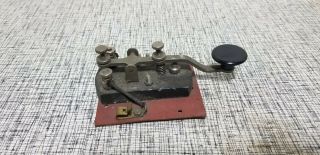 Antique Vintage Speed X Telegraph Morse Code Signal Key Keyer