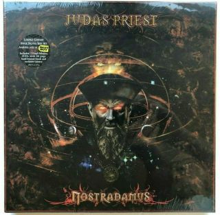 Judas Priest - Nostradamus Deluxe Box Set.  3x Vinyl 2 Cd Pls Hard Bd,  Poster
