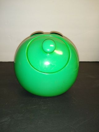 M&M ' s Green Ceramic Candy Cookie Jar 6 