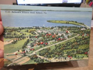 Vintage Old Postcard Florida Belleair Belleview Biltmore Hotel Grounds Golf Club