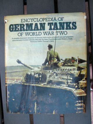 Encyclopedia Of German Tanks Of World War Two.  Chamberlain/doyle.  Hc/oop