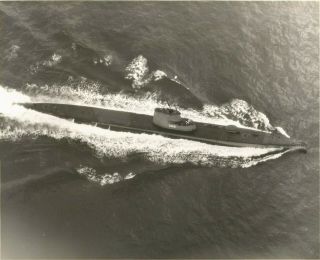 Usn Navy Uss Charr Ss 328 A Balao Class Submarine Vintage 8 X 10 Photo 1958