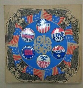 Vintage 1968 Chevrolet Trucks 50th Year Political Pins / Buttons / Pinbacks