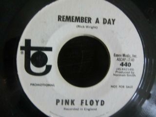 Pink Floyd - Remember A Day/let There Be More Light Psych Garage Nm Promo
