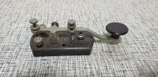 Vintage Antique Speed X Telegraph Morse Code Signal Key Keyer
