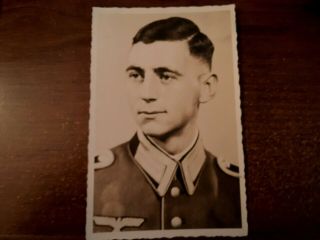 Rppc Real Photo Pc Wwii Ww2 German Soldier