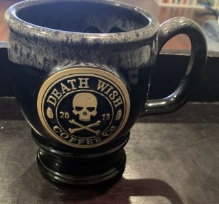 Death Wish Coffee 2018 Logo Hammer Collectible Skull And Crossbones Mug
