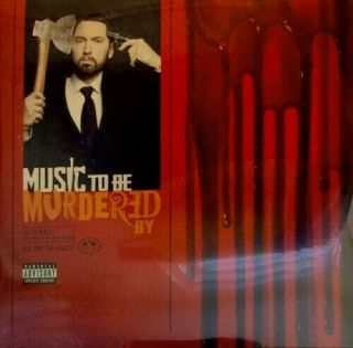 Eminem Music To Be Murdered By Red Black Splatter 2lp Vinyl