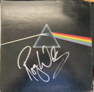 Roger Waters Signed Autographed Pink Floyd Dark Side Of The Moon Album Lp Vinyl