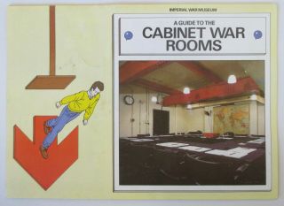 Uk Imperial War Museum Wwii Cabinet War Rooms Guide Map Souvenir Churchill Ww2