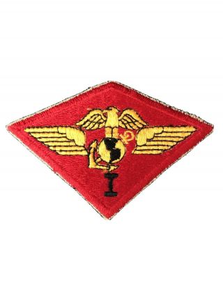 Ww2 Fully Embroidered Usmc 1st Marine Air Wing Patch Off Uniform