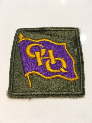 WWII Type US Army Patch GHQ Southwest Pacific Blue Purple Variation Post WW2 2