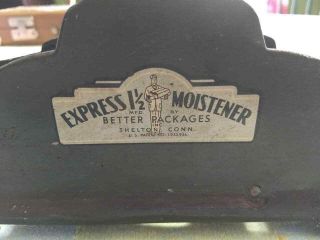 Vintage Wet Tape Dispenser - Express 1/2 Moistener By Better Packages