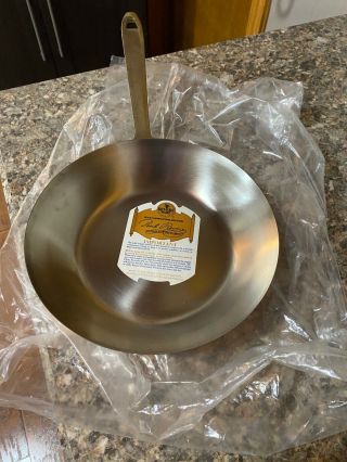 Vintage Paul Revere 1801 Usa Copper Brass Tin Lined Skillet Frying Pan,