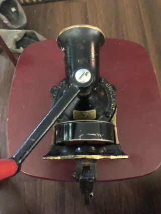 Vintage Spong Hand Crank Coffee Mill Grinder No 2 Number 2 Made In England