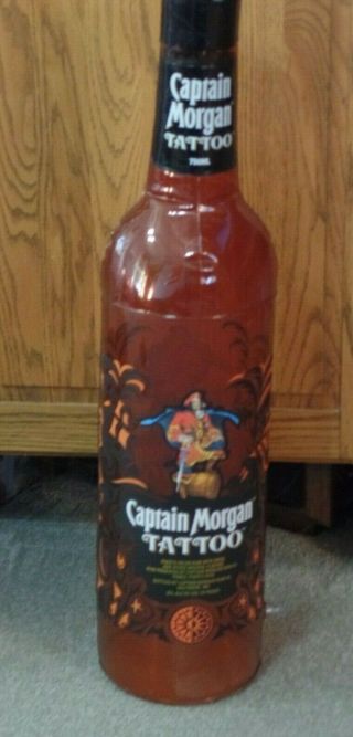 Captain Morgan Tattoo Inflatable Blow Up Bottle