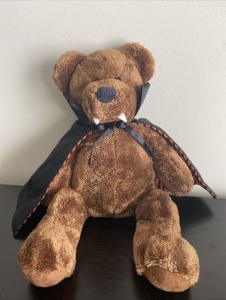 Godiva Chocolates Vampire Teddy Bear Plush Halloween Stuffed Animal