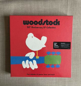 Woodstock 50th Anniversary 10 Colored Lp Box Set Vmp Vinyl Me Please 533/1000