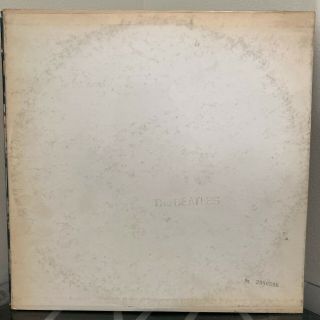 The Beatles White Album Lp 1968 Apple Orig Us Press 2980596 W/inserts Vg,