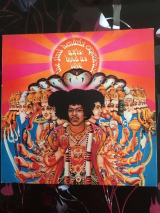 Jimi Hendrix Lp Axis Bold As Love Uk Track Stereo 1st Pressing A1 B1