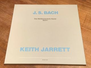 Bach Das Wohltemperierte Klavier Keith Jarrett Orig 1st 1988 Ecm 2 Lp Box
