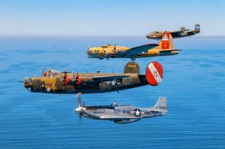 Mitchell - Flying Fortress - Liberator - Mustang Print Wwii Ww2 5x7